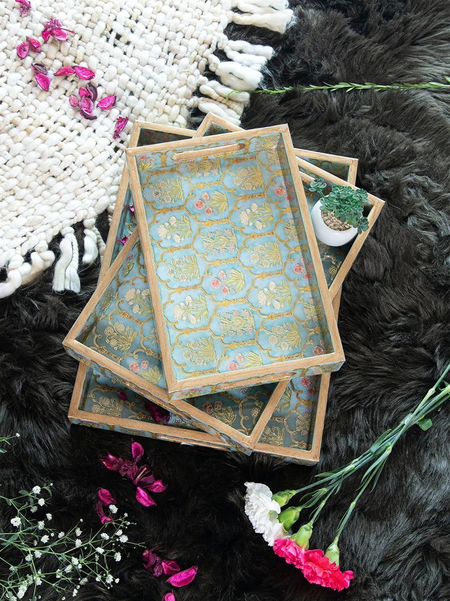 Buy Handmade Tray Set Online at the Best Prices- Luxehome