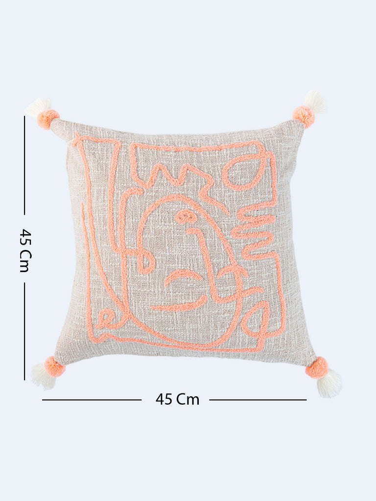 Women Embroidered Cushion Cover