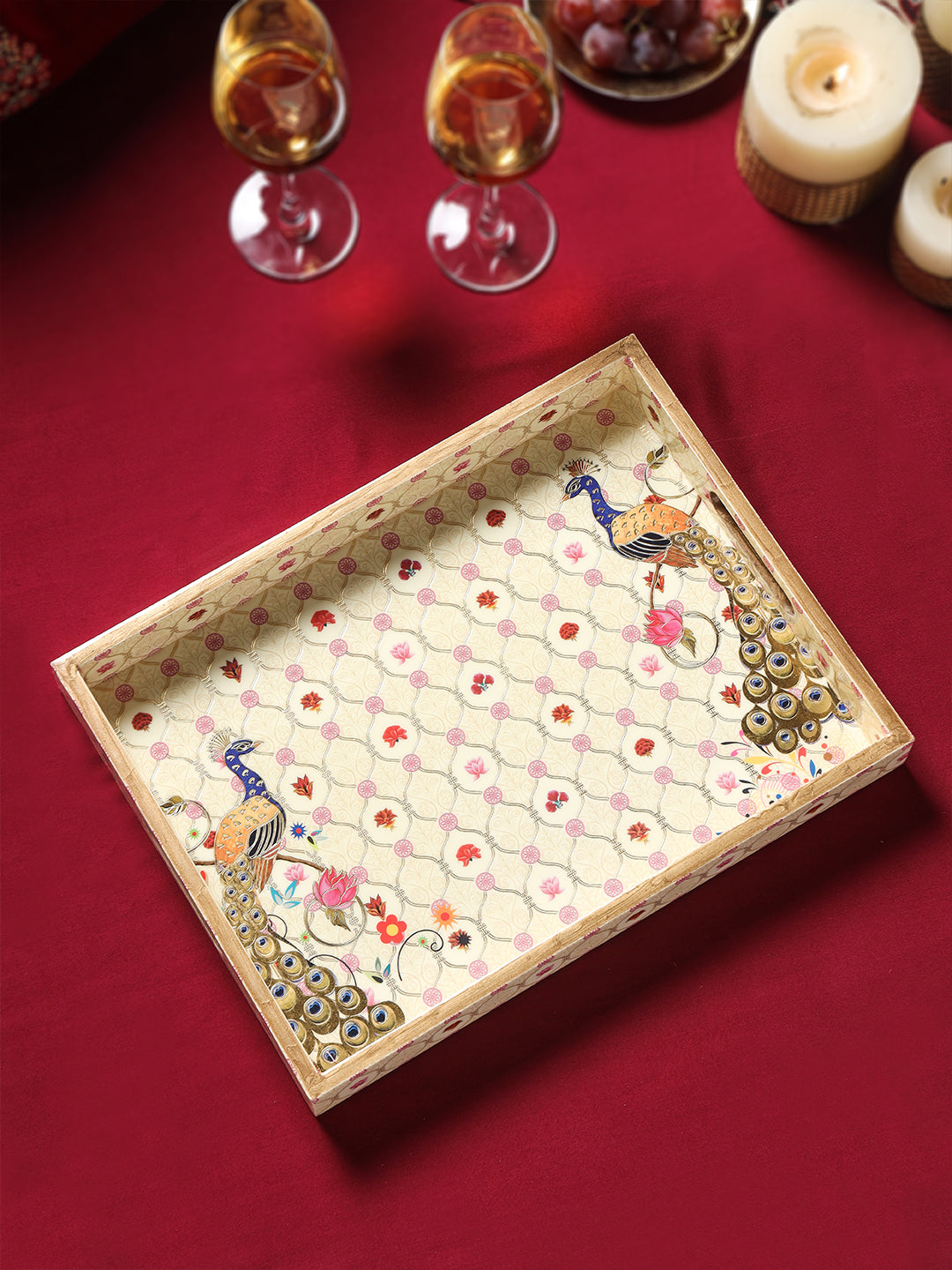 Baros Large Rectangle Lacquer Tray