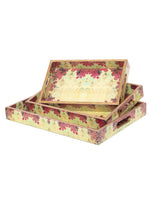 serving tray rectangle set of 3