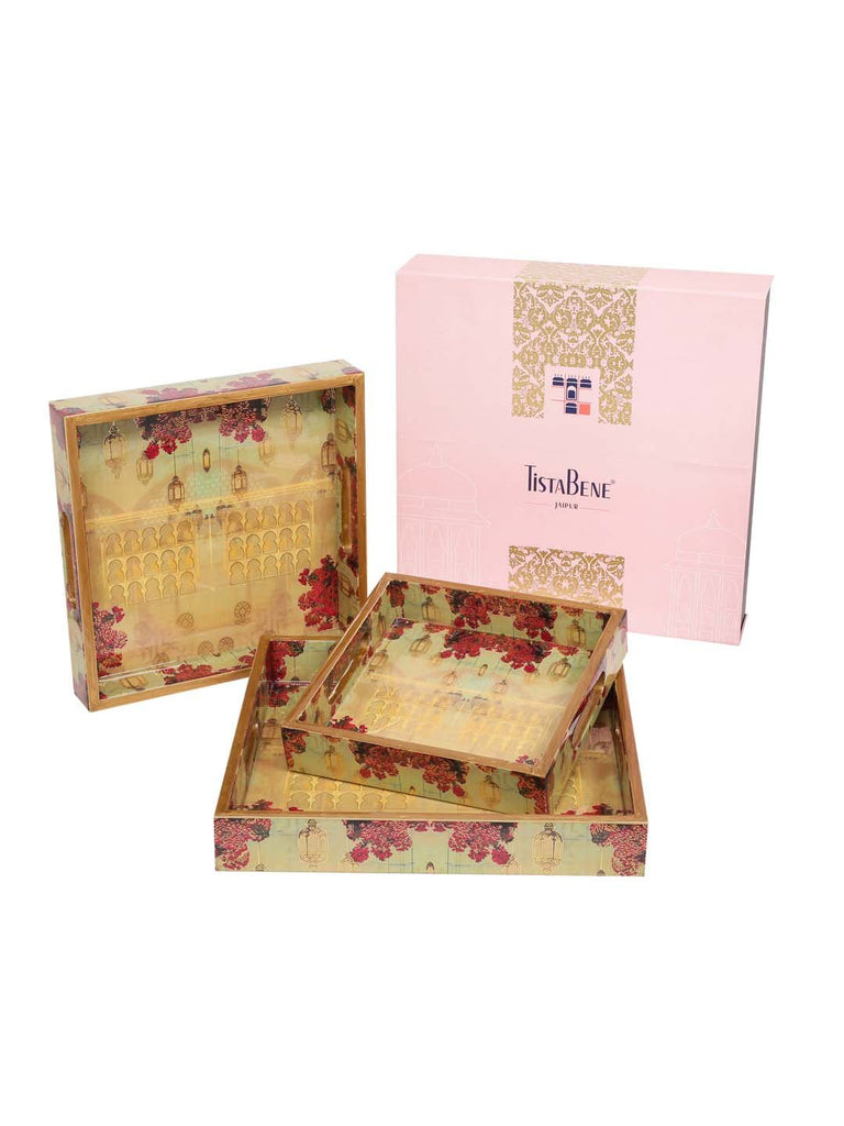 serving tray set of 3